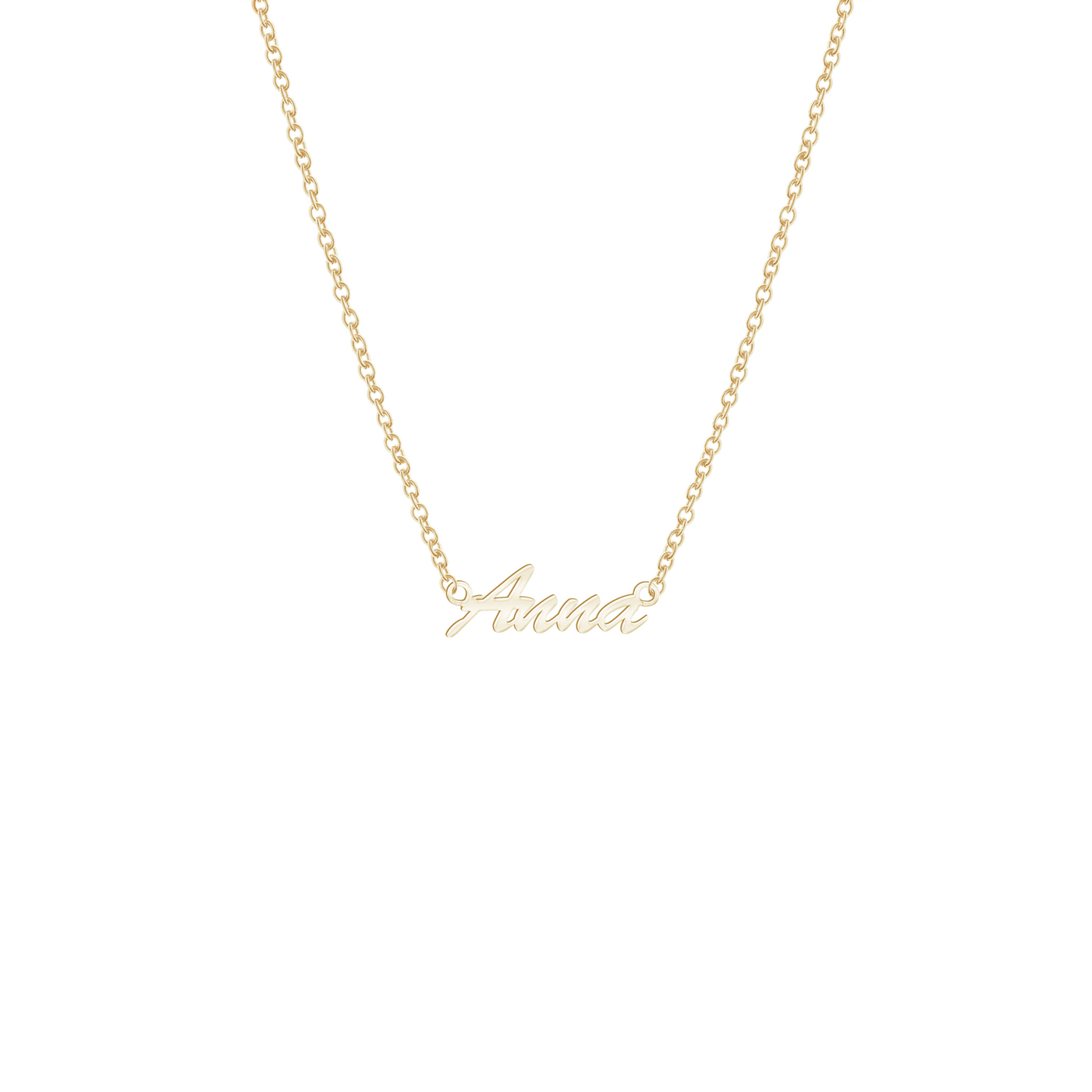 Collier de nom "Handwriting" (Argent)