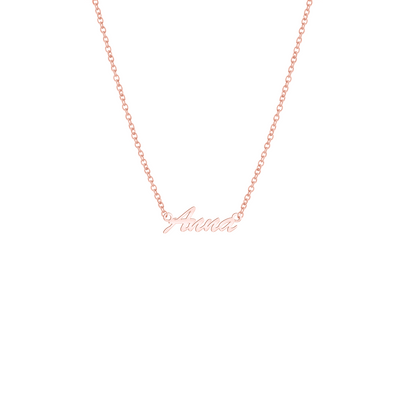 Collier de nom "Handwriting" (Argent)