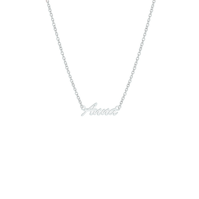 Naamketting "Handschrift" (Zilver)